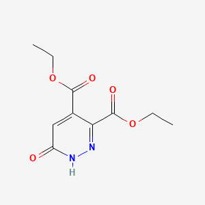 molecular formula C10H12N2O5 B8264719 3,4-Diethyl 6-oxo-1,6-dihydropyridazine-3,4-dicarboxylate 