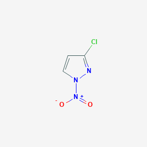 molecular formula C3H2ClN3O2 B8264727 3-Chloro-1-nitropyrazole 