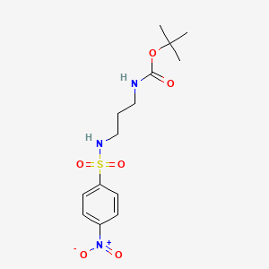 Tert-butyl N-[3-(4-nitrobenzenesulfonamido)propyl]carbamate