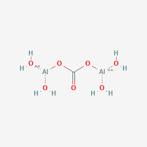 molecular formula CH8Al2O7 B082648 Basaljel CAS No. 12538-82-8