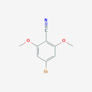 molecular formula C9H8BrNO2 B8264804 2,6-Dimethoxy-4-bromobenzonitrile 
