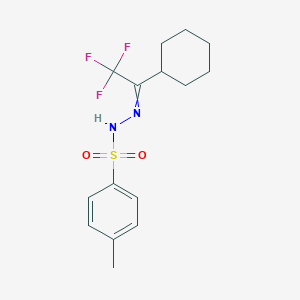 molecular formula C15H19F3N2O2S B8264918 CID 155487376 