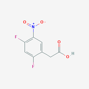 molecular formula C8H5F2NO4 B8264939 (2,4-Difluoro-5-nitro-phenyl)acetic acid 