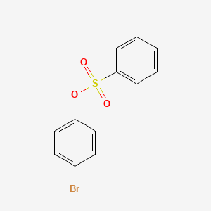 molecular formula C12H9BrO3S B8265025 （4-溴苯基）苯磺酸盐 CAS No. 20443-84-9