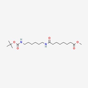 Methyl 8-((6-((tert-butoxycarbonyl)amino)hexyl)amino)-8-oxooctanoate