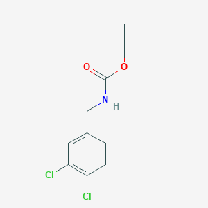 molecular formula C12H15Cl2NO2 B8265135 tert-Butyl (3,4-dichlorobenzyl)carbamate 