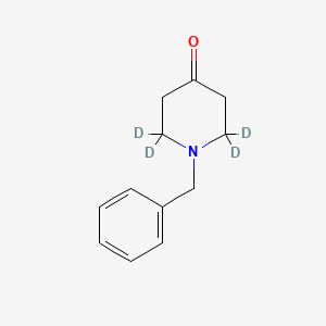 molecular formula C12H15NO B8265150 1-Benzyl-2,2,6,6-tetradeuteriopiperidin-4-one 