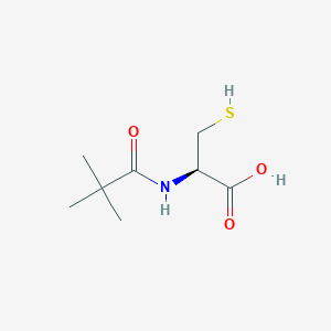 molecular formula C8H15NO3S B8265189 N-pivaloyl-L-cysteine CAS No. 124529-03-9