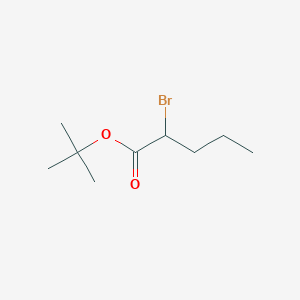 molecular formula C9H17BrO2 B8265199 tert-Butyl 2-bromopentanoate 