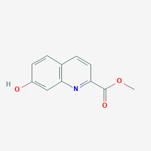 molecular formula C11H9NO3 B8265274 Methyl 7-hydroxyquinoline-2-carboxylate 