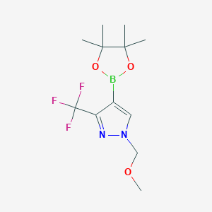 1-(Methoxymethyl)-4-(4,4,5,5-tetramethyl-1,3,2-dioxaborolan-2-yl)-3-(trifluoromethyl)-1H-pyrazole