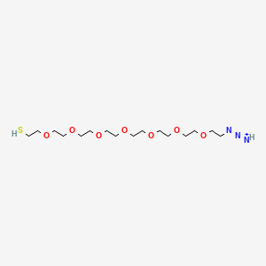 26-sulfanyl-6,9,12,15,18,21,24-heptaoxa-1,2,3-triazahexacosa-1,2-dien-2-ium