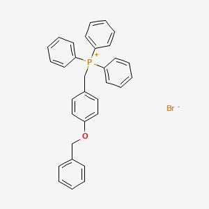 molecular formula C32H28BrOP B8265386 4-Benzyloxybenzyl triphenylphosphonium bromide 