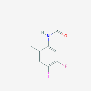 molecular formula C9H9FINO B8265404 N-(5-Fluoro-4-iodo-2-methylphenyl)acetamide 