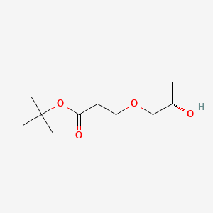 molecular formula C10H20O4 B8265438 Tert-butyl 3-[(2S)-2-hydroxypropoxy]propanoate 