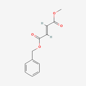 molecular formula C12H12O4 B8265466 4-O-benzyl 1-O-methyl (E)-but-2-enedioate 