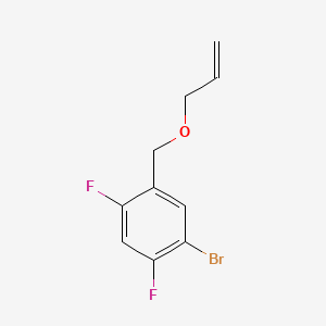 1-Bromo-2,4-difluoro-5-[(prop-2-EN-1-yloxy)methyl]benzene