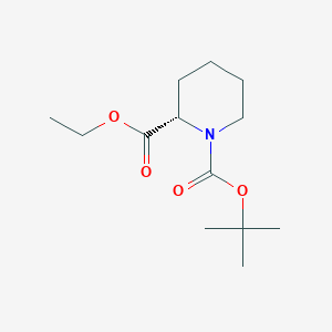 molecular formula C13H23NO4 B8265496 (S)-1-tert-Butyl 2-ethyl piperidine-1,2-dicarboxylate 