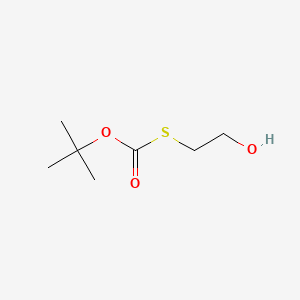 molecular formula C7H14O3S B8265622 O-(Tert-butyl) S-(2-hydroxyethyl) carbonothioate 