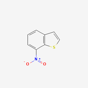 molecular formula C8H5NO2S B8265632 Benzo[b]thiophene, 7-nitro- CAS No. 17511-54-5