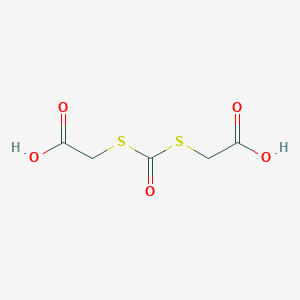 molecular formula C5H6O5S2 B8265642 2,2'-(Carbonyldisulfanediyl)diacetic acid CAS No. 65291-49-8