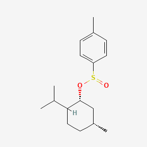 molecular formula C17H26O2S B8265667 4-Methylbenzenesulfinic acid (1R,5R)-2-isopropyl-5-methylcyclohexyl ester 