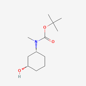 molecular formula C12H23NO3 B8265739 cis-Tert-butyl (3-hydroxycyclohexyl)(methyl)carbamate 