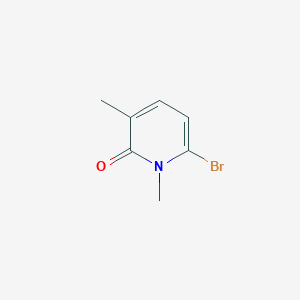 molecular formula C7H8BrNO B8265805 6-Bromo-1,3-dimethyl-1,2-dihydropyridin-2-one 