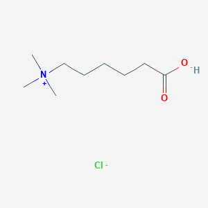 molecular formula C9H20ClNO2 B8265813 5-Carboxy-N,N,N-trimethylpentan-1-aminium chloride CAS No. 85806-16-2