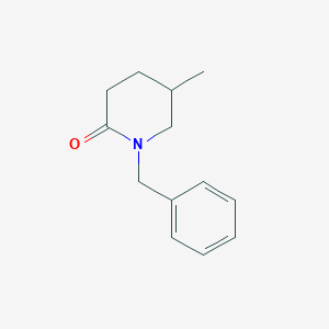 molecular formula C13H17NO B8265815 1-Benzyl-5-methylpiperidin-2-one 