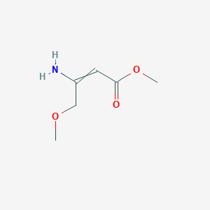 molecular formula C6H11NO3 B8265858 Methyl 3-amino-4-methoxybut-2-enoate 