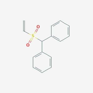 molecular formula C15H14O2S B8265907 ((Vinylsulfonyl)methylene)dibenzene 