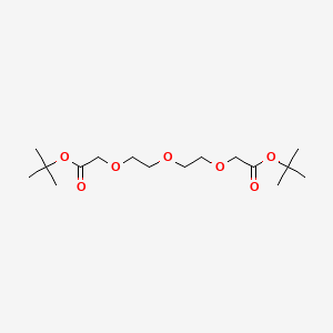 molecular formula C16H30O7 B8266086 Di-tert-butyl 2,2'-((oxybis(ethane-2,1-diyl))bis(oxy))diacetate 