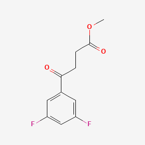 molecular formula C11H10F2O3 B8266092 Methyl 4-(3,5-difluorophenyl)-4-oxobutanoate 