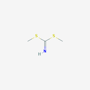 molecular formula C3H7NS2 B8266100 Dimethyldithioimidocarbonate 