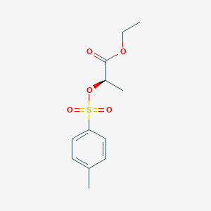 molecular formula C12H16O5S B8266313 ethyl (2R)-2-{[(4-methylphenyl)sulfonyl]oxy}propanoate 