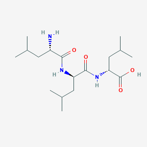 molecular formula C18H35N3O4 B8266348 H-Leu-D-Leu-D-Leu-OH 