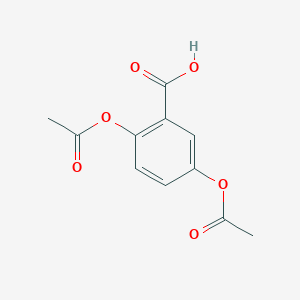 molecular formula C11H10O6 B8266386 2,5-Bis(acetyloxy)benzoic acid CAS No. 1084-96-4