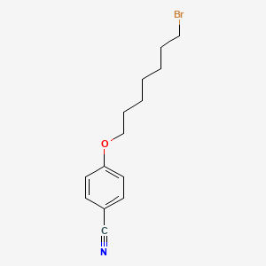 molecular formula C14H18BrNO B8266398 7-(4-Cyanophenoxy)heptyl bromide 