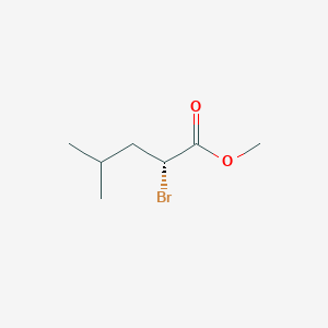 molecular formula C7H13BrO2 B8266445 (R)-Methyl 2-bromo-4-methylpentanoate 