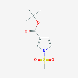 molecular formula C10H15NO4S B8266483 3-Boc-1-(methylsulfonyl)pyrrole 