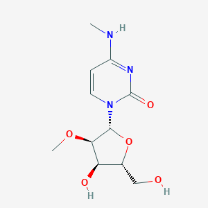 molecular formula C11H17N3O5 B082665 N(4), O(2')-二甲基胞苷 CAS No. 13048-95-8