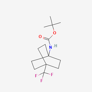 Tert-butyl N-[4-(trifluoromethyl)bicyclo[2.2.2]octan-1-YL]carbamate