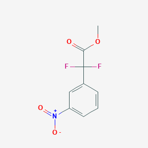 molecular formula C9H7F2NO4 B8266545 Methyl 2,2-difluoro-2-(3-nitrophenyl)acetate 