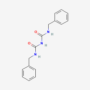 molecular formula C16H17N3O2 B8266588 N,N'-Bisphenylmethylimidodicarbonicdiamide CAS No. 17462-82-7
