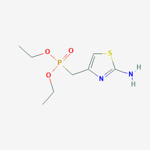 4-(Diethoxyphosphorylmethyl)-1,3-thiazol-2-amine