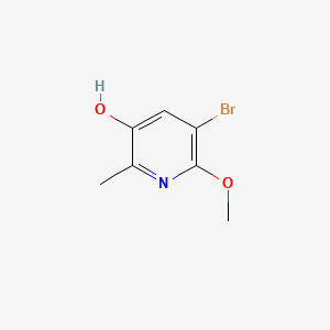 molecular formula C7H8BrNO2 B8266883 5-Bromo-6-methoxy-2-methylpyridin-3-ol 