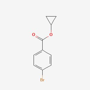 molecular formula C10H9BrO2 B8266925 Cyclopropyl 4-bromobenzoate 