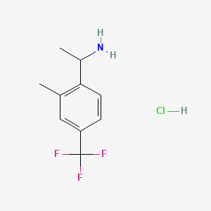 1-(2-Methyl-4-(trifluoromethyl)phenyl)ethanamine hydrochloride