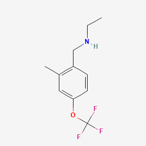 N-(2-Methyl-4-(trifluoromethoxy)benzyl)ethanamine